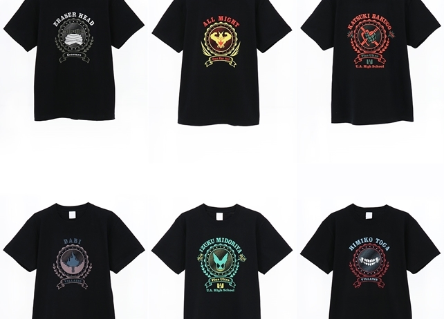 『僕のヒーローアカデミア』Tシャツが発売決定