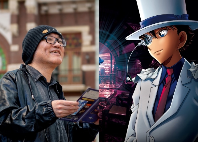 『名探偵コナン・ワールド』で原作者:青山剛昌氏が「怪盗キッド」と対決