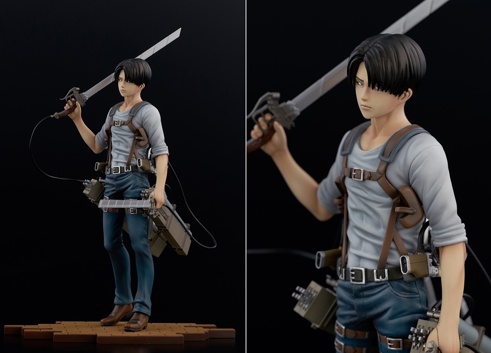 『進撃の巨人』ケニー戦の衣装でリヴァイがフィギュア化