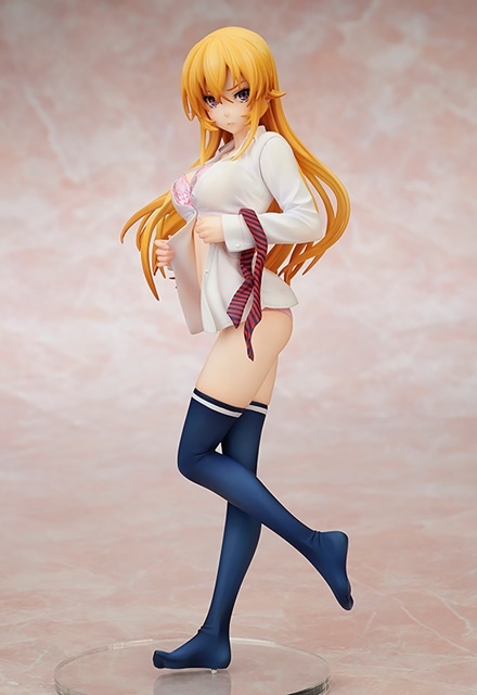 美品 食戟のソーマ 薙切えりな お着替え中 フィギュア フレア FLARE 食戟のソーマ』お着替え中の薙切えりながフィギュア化
