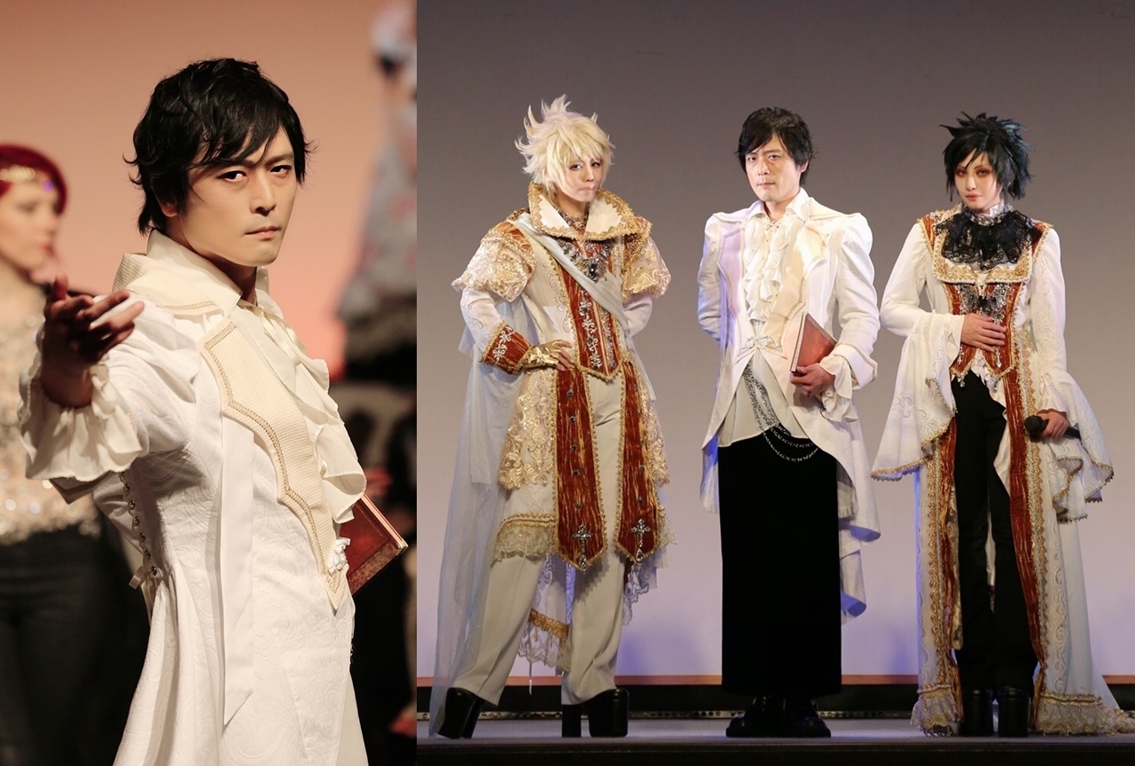 高橋広樹がゴスロリファッションショウに「聖アンジェルース」となって出演!