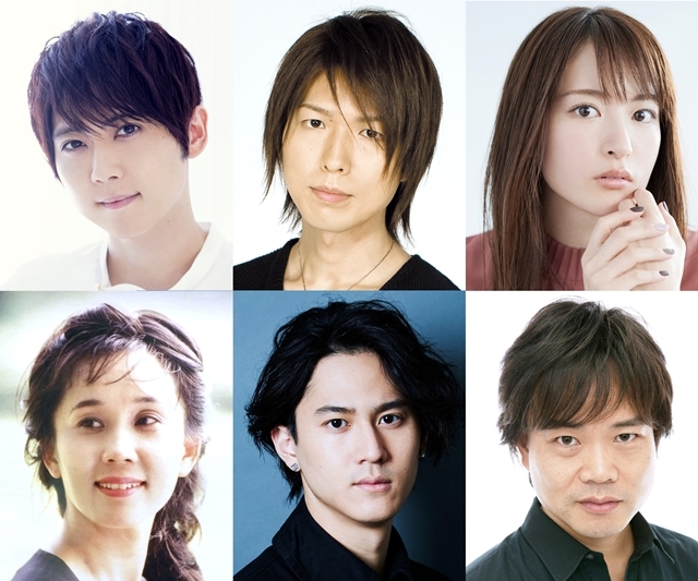▲左上から梶裕貴さん、神谷浩史さん、小松未可子さん。左下から島本須美さん、武内駿輔さん、中井和哉さん