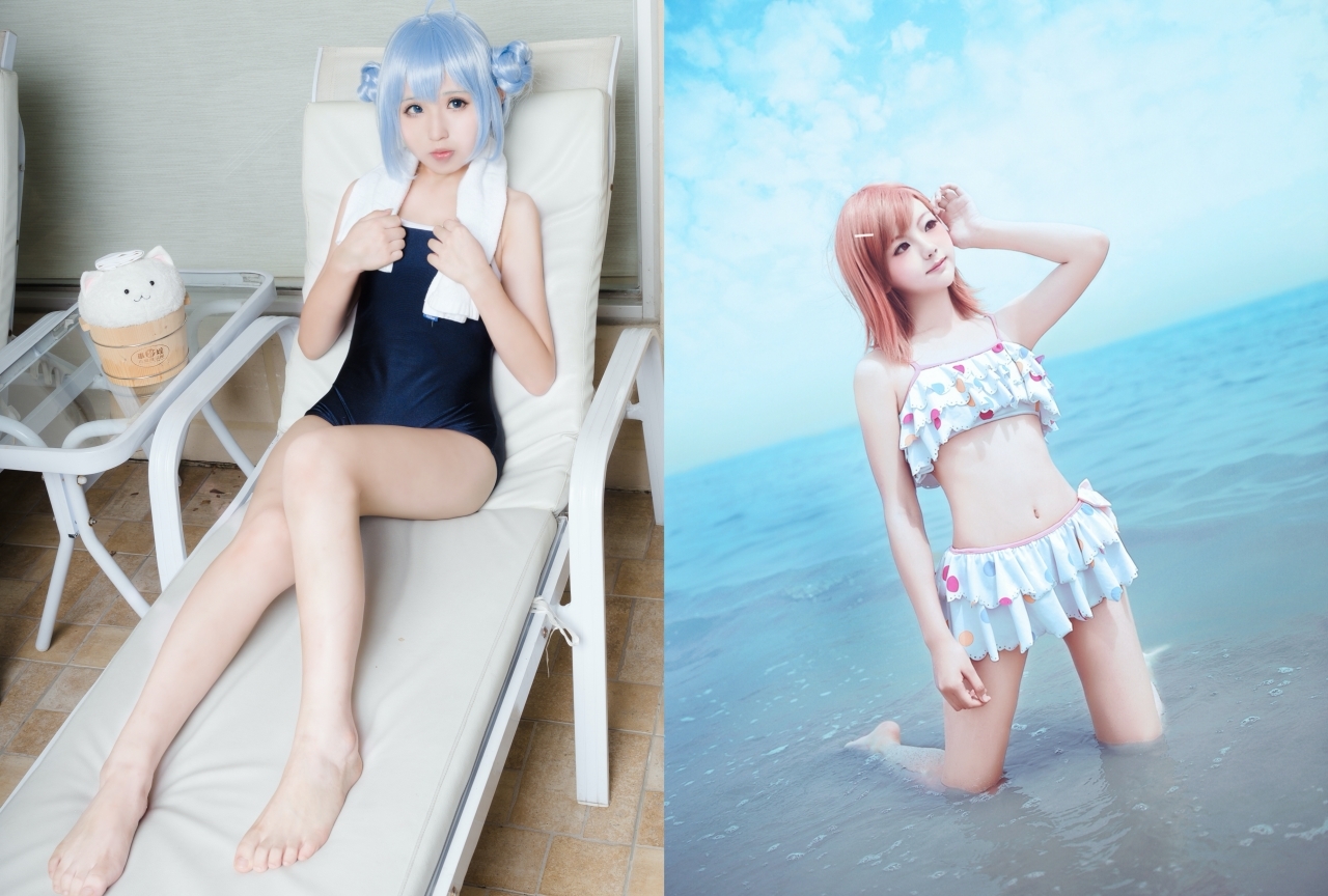『ごちうさ』『ラブライブ!』『FGO』の水着キャラコスプレ特集