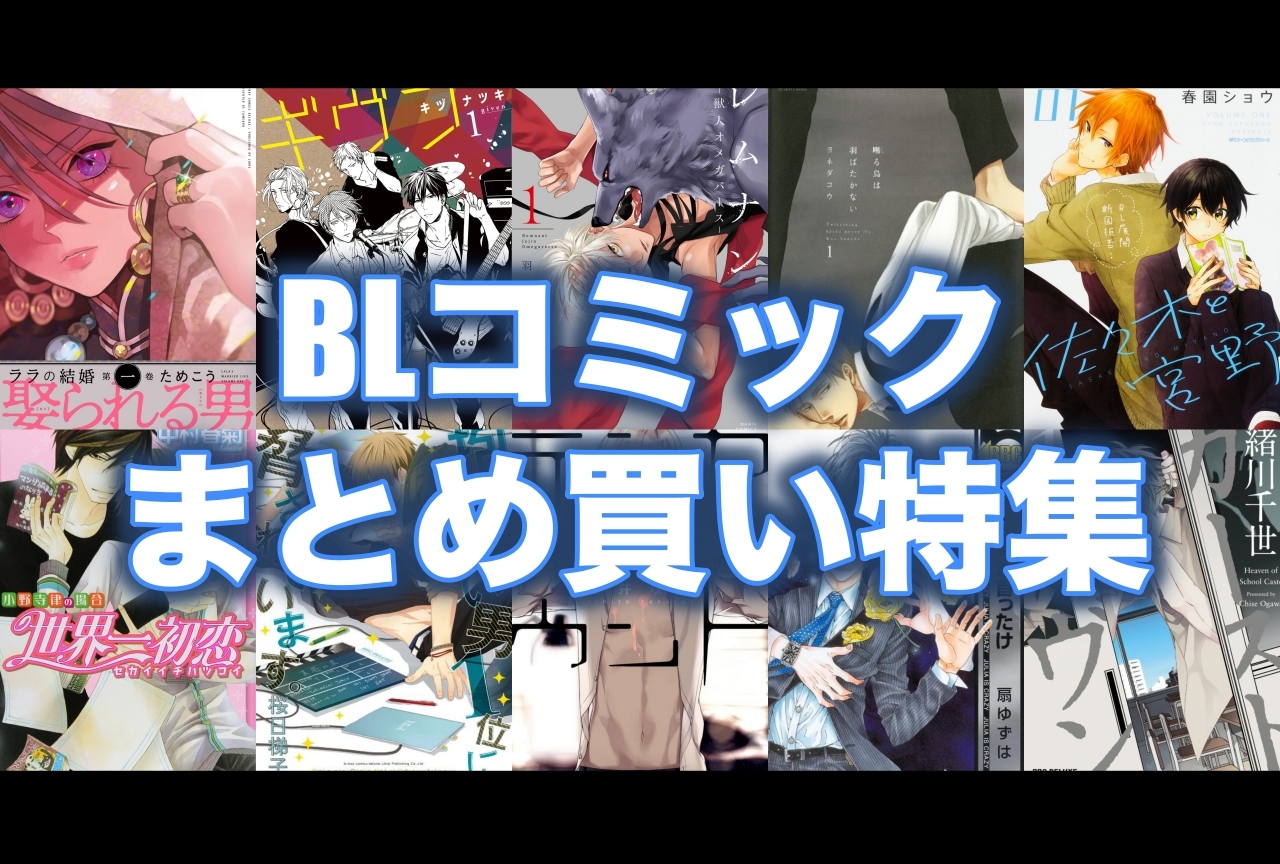 BLコミックまとめ買い特集!『世界一初恋』など