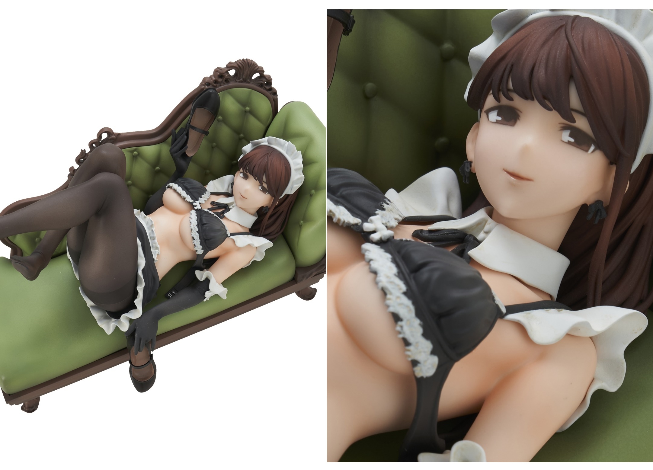 『くろタイツDEEP』メイドさんのフィギュアが登場