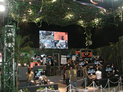 【TGS2009】ジャングルで体験プレイ！？カプコンブース