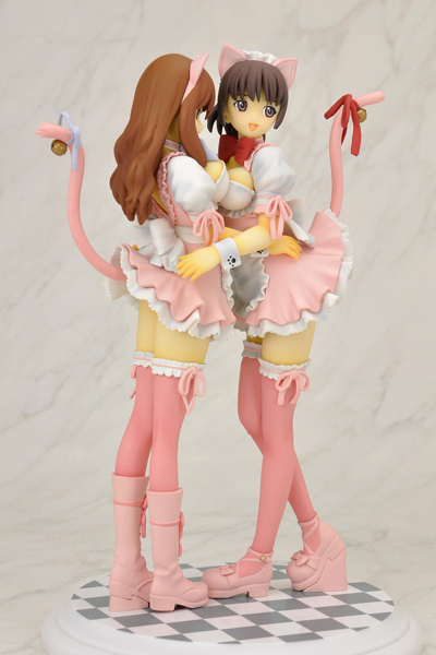 Tony  宮川武  ねこみみメイド  フィギュア  ピンクver. Tony×宮川武のスーパーコラボで猫耳美少女たちを立体化