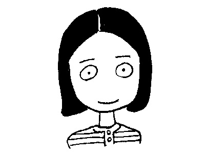 今回インタビューした長野氏に自画像を描いていただきました！