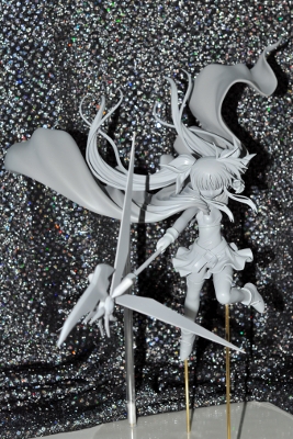 劇場版フェイトはグレイブフォームで展示！<br>『魔法少女リリカルなのは The MOVIE 1st　フェイト・テスタロッサ』アルター／2010年発売予定　(C)NANOHA The MOVIE 1st PROJECT 