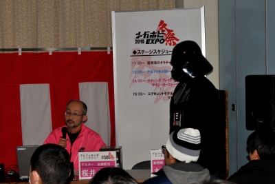 会場ではクリエイターによるトークショーも行なわれた。