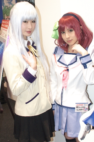 アニプレックスブース『Angel Beats！』のレイヤーさんたち