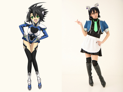 ECOのヒロイン「リリ」をイメージしたメイド服「リリ　サイバーブルーメイド」