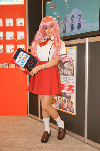 セガプライズブースの『バカとテストと召喚獣』のコスプレイヤーさん