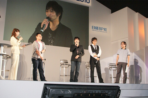 【TGS2010】中村＆古谷興奮の新作ロボットゲームステージ