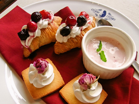 薔薇のお茶会プレート