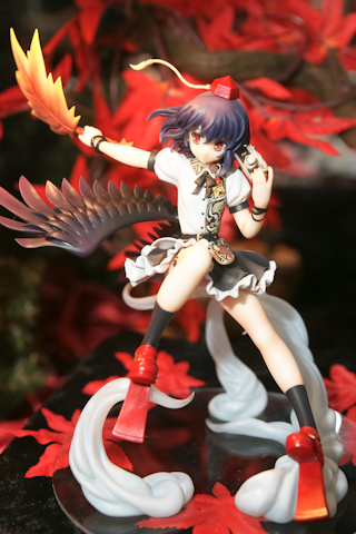 コトブキヤと上海アリス幻樂団、一迅社のコラボによる、『東方Project』射命丸文。