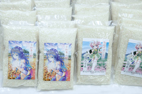 左が“ミルキー姫”、右が“れんげまいちゃん”