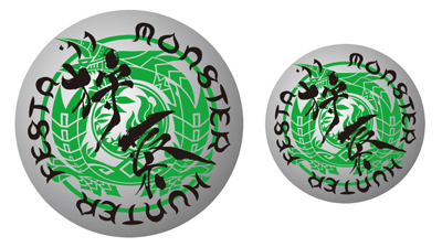 【親子ハンター日本一決定戦】オリジナル親子ハンター専用缶バッチ(2個セット)<br>※デザインは変更となる場合があります。