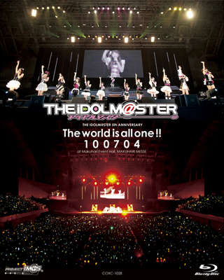 <b>『THE IDOLM＠STER 5th ANNIVERSARY The world is all one !! 100704』</b><br>発売日：2011年3月16日<br>価格：BD8500円（税込）DVD7500円（税込）<br>品番：BD COXC-1028／DVD COBC-5990～91<br>※画像はBD版ジャケットです。