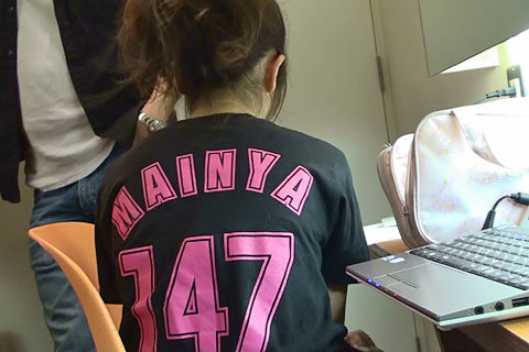 背番号147“MAINYA”　これがうわさのTシャツだ！