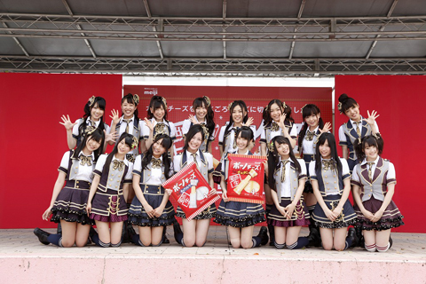 SKE48が「明治ボーノチーズ」発売記念イベントでSPライブ！