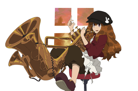 関根さんの作品<br>グラフィックソフトの授業課題にて自分の理想の異性をキャラクター化