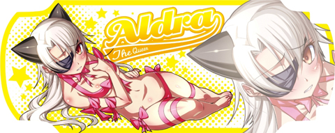 ステッカー/『クイーンズブレイド』より逢魔の女王 アルドラ