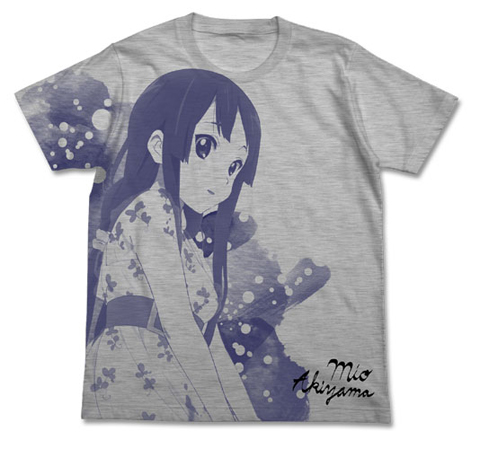 レア　けいおん! 二次元コスパ　キャラクターTシャツ ☆アニまるっ！限定☆けいおん！フルカラーTシャツ 5周年記念ver