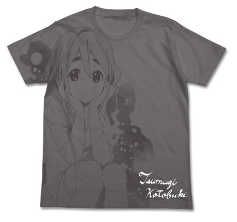 レア　けいおん! 二次元コスパ　キャラクターTシャツ 秋山澪オールプリントTシャツ [けいおん！] | 二次元