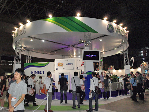 【TGS2011】今年もキネクトで大歓声！マイクロソフト！