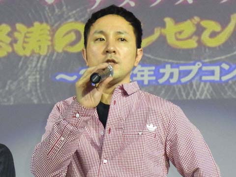 『アスラズ ラース』の開発を担当した、サイバーコネクトツー社長の松山洋氏。劇場映画『ドットハック セカイの向こうに』では、監督も努めている。 