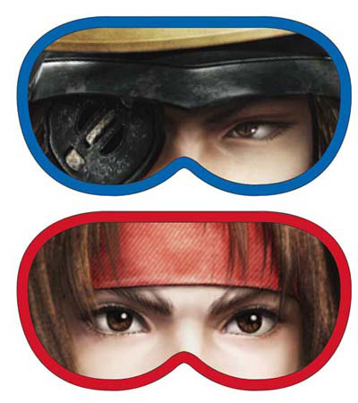 アイマスク(2種)【伊達政宗/真田幸村】<br>各800円(税込)