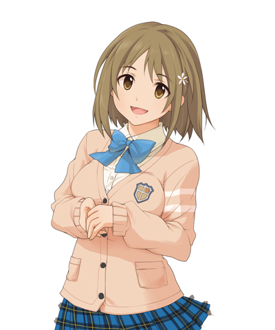 003:三村かな子(17歳、1/6生まれ、O型) 東京出身・身長153cm・B90-W65-H89。