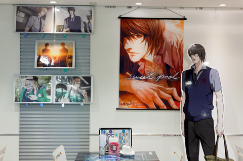 『sweet pool』の展示物。