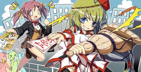 左から、時駆アリス(CV:片岡あづさ)、兎月 充(CV:直木萌美)。