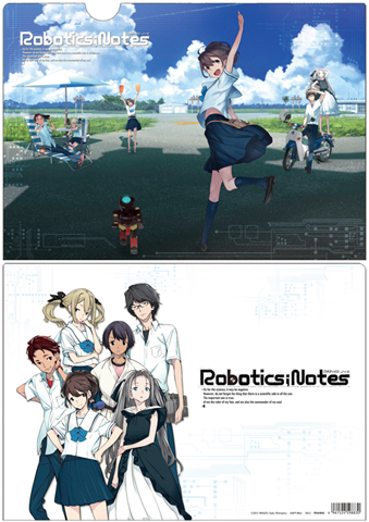 【ROBOTICS;NOTES】クリアファイル<br>発売日：6/28（木）頃<br>価格：368円（税込）<br>サイズ：31×22㎝　両面カラー　PP製