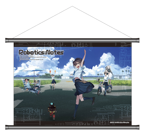 【ROBOTICS;NOTES】タペストリー<br>発売日：6/28（木）頃<br>価格：1575円（税込）<br>サイズ：36.4×51.5㎝　カラー　ポリエステル製