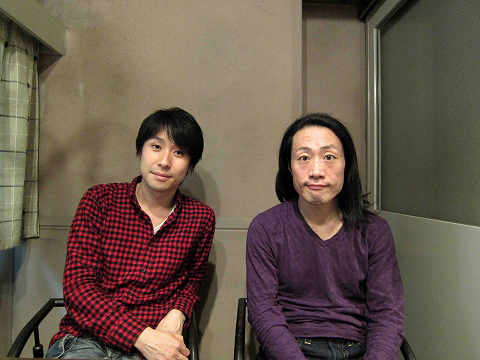 (左から)鈴村健一さん、竹本英史さん