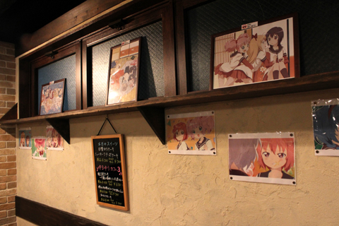 壁面の様子その2。アニメの1シーンはすべて2期のものでした。