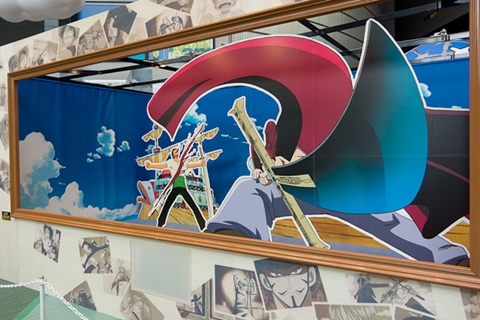 立体的に展示されたイラストも大迫力！