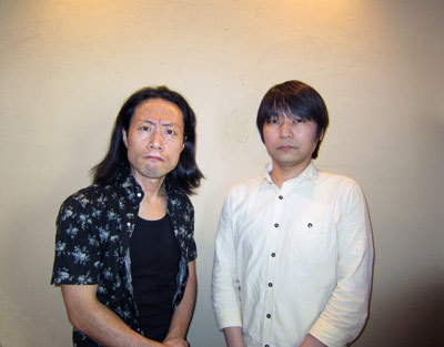 （左から）竹本英史さん、石田彰さん
