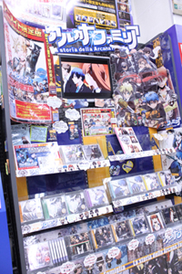 『アルカナ・ファミリア』や『アクセル・ワールド』、『ソードアート・オンライン』など、アニメ放送中の作品はしっかり特設コーナーが設けられております。