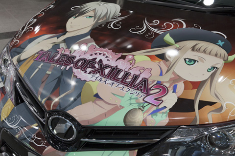 トヨタとバンナムが協力して作った『テイルズ オブ エクシリア2』の公式痛車。