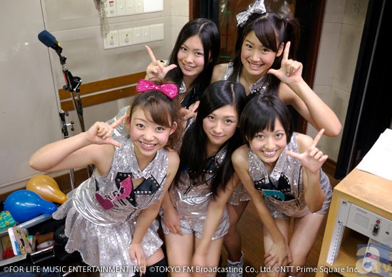 第1回のアイドルゲスト・テレパシー(佐々木美紅さん、三上真依さん、名倉七海さん、前嶋菜子さん、君村マキさん)