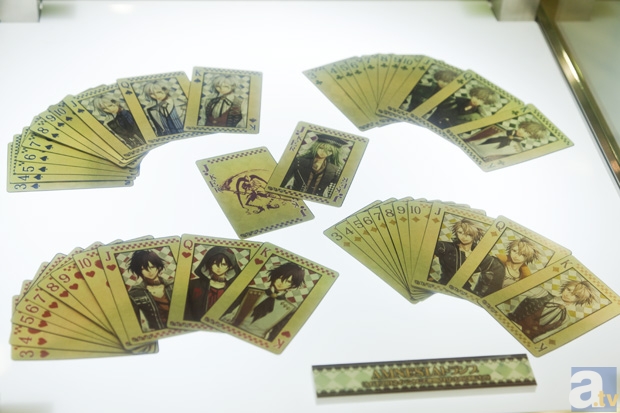 AGF2012で使用された特製トランプ。