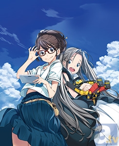 『ROBOTICS;NOTES』A3<br>クリアポスター あき穂＆愛理ver.