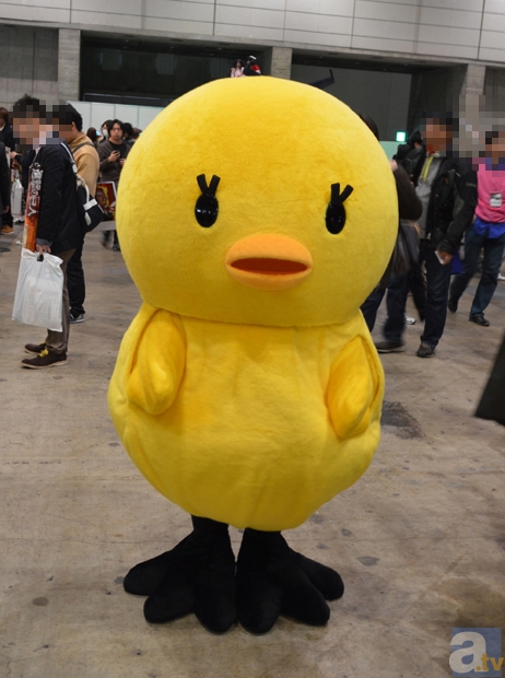 ▲『うたプリ』のピヨちゃん。女の子たちがに大人気でした!