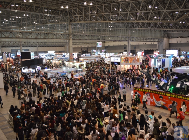 ▲12時ごろの会場の様子。