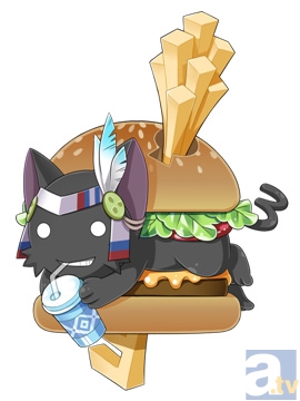 <b>●フライド・キー</b><br>「喰らえ」<br>ゴダムの聖者と呼ばれる、さんぜんねこ。<br>自らのバーガーを与える事を躊躇しないが、その名の由来でもある“揚げられた鍵”だけは決して食べさせない。