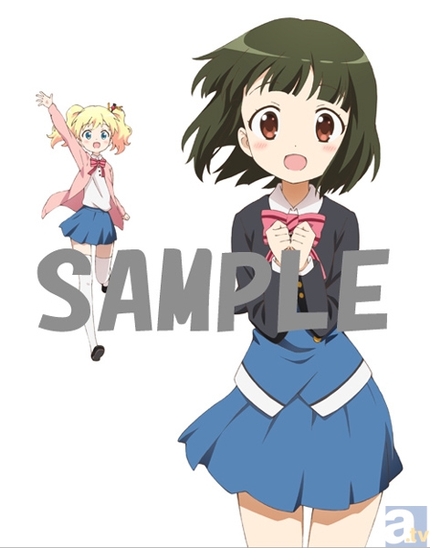 ▲『きんいろモザイク』Blu-ray＆DVD Vol.1ジャケットイラスト